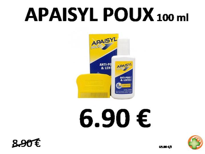 APAISYL poux 100 ml APAISYL poux 100 ml