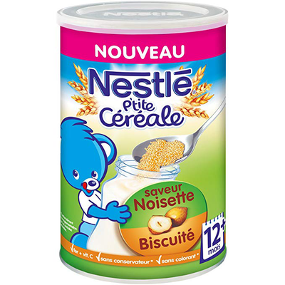 NESTLE PTITE CEREALE GOUT NOISETTE BISCUITE NESTLE PTITE CEREALE GOUT NOISETTE BISCUITE