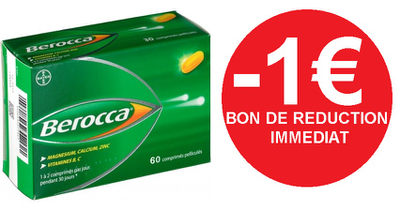 BEROCCA COMPRIMES OU EFFERVESCENTS -1€ BEROCCA COMPRIMES OU EFFERVESCENTS -1€