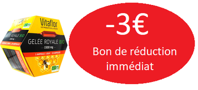 Vitaflor Gelée royale bio 1500 mg 20 ampoules Vitaflor Gelée royale bio 1500 mg 20 ampoules