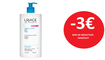 URIAGE CREME LAVANTE 1L -3€ URIAGE CREME LAVANTE 1L -3€