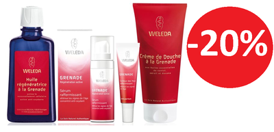 WELEDA GAMME GRENADE -20% WELEDA GAMME GRENADE -20%