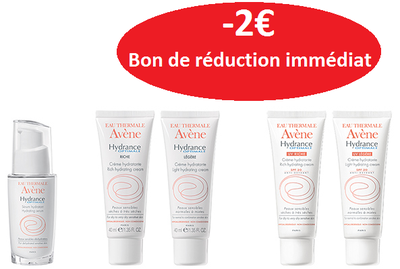 AVENE HYDRANCE -2€ AVENE HYDRANCE -2€