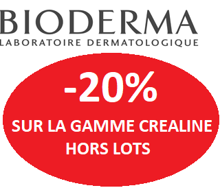 BIODERMA CREALINE -20% HORS LOTS BIODERMA CREALINE -20% HORS LOTS