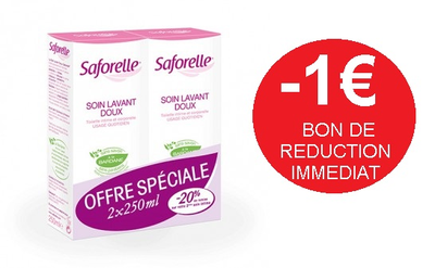 SAFORELLE SOIN LAVANT DOUX 2X250ML SAFORELLE SOIN LAVANT DOUX 2X250ML