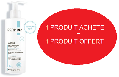 DERMINA ATOLINA LAIT RELIPIDANT 400ML 1=1 DERMINA ATOLINA LAIT RELIPIDANT 400ML 1=1