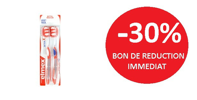 ELMEX BROSSE A DENT DUO PACK MEDIUM -30% ELMEX BROSSE A DENT DUO PACK MEDIUM -30%