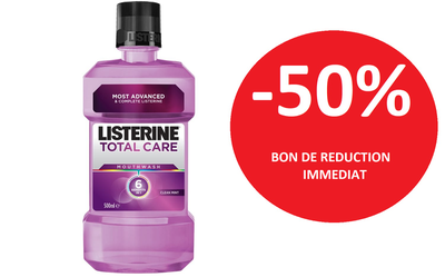 LISTERINE TOTAL CARE -50% LISTERINE TOTAL CARE -50%