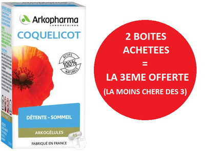 ARKIPHARMA 2 BOITES ACHETES = LA 3EME OFFERTE (-CHER) ARKIPHARMA 2 BOITES ACHETES = LA 3EME OFFERTE (-CHER)