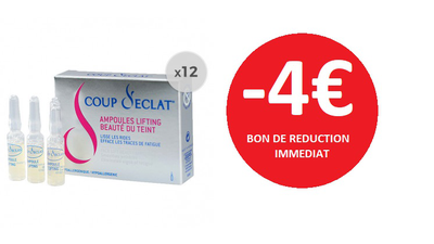 COUP D'ECLAT 12 AMPOULES -4€ COUP D'ECLAT 12 AMPOULES -4€
