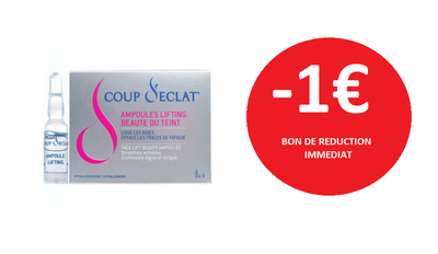 COUP D'ECLAT 3 AMPOULES -1€ COUP D'ECLAT 3 AMPOULES -1€