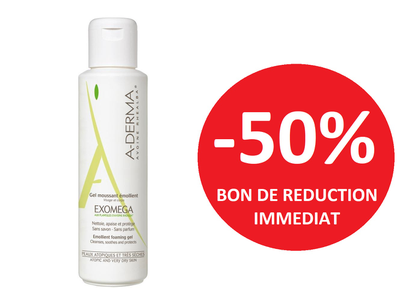 A-DERMA GEL MOUSSANT EMOLLIENT 500 ML -50% A-DERMA GEL MOUSSANT EMOLLIENT 500 ML -50%