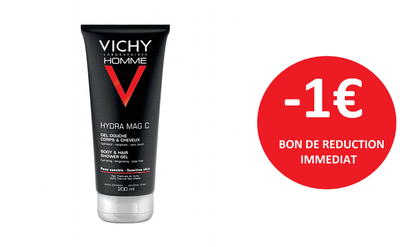 VICHY GEL DOUCHE HOMME 200 ML -1€ VICHY GEL DOUCHE HOMME 200 ML -1€