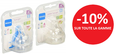 MAM TOUTE LA GAMME -10% MAM TOUTE LA GAMME -10%