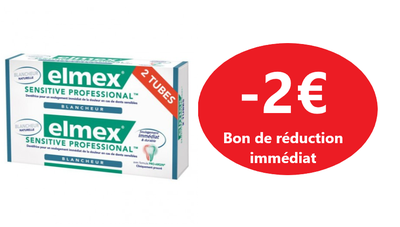 Elmex dentifrice duo blancheur 2x75ml Elmex dentifrice duo blancheur 2x75ml