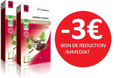 ARKOFLUIDE LOT DE 2 2X20AMPOULES -3€ ARKOFLUIDE LOT DE 2 2X20AMPOULES -3€