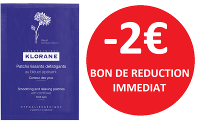 KLORANE PATCH LISSANT APAISANT YEUX -2€ KLORANE PATCH LISSANT APAISANT YEUX -2€