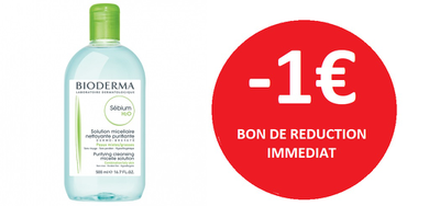 BIODERMA SEBIUM H2O 500 ML -1€ BIODERMA SEBIUM H2O 500 ML -1€