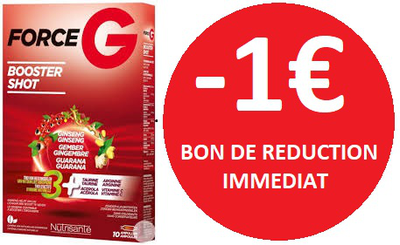 FORCE G BOOSTER SHOOT 10 AMPOULES -1€ FORCE G BOOSTER SHOOT 10 AMPOULES -1€