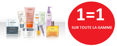 INSTITUT ARNAUD SUE TOUTE LA GAMME 1 PRODUIT ACHETE = 1 PRODUIT OFFERT INSTITUT ARNAUD SUE TOUTE LA GAMME 1 PRODUIT ACHETE = 1 PRODUIT OFFERT