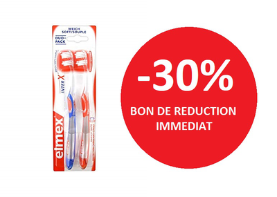 ELMEX BROSSE A DENT DUO PACK SOUPLE -30% ELMEX BROSSE A DENT DUO PACK SOUPLE -30%