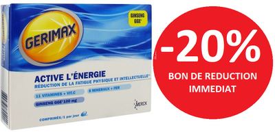 GERIMAX 30,60,90 COMPRIMES -20% GERIMAX 30,60,90 COMPRIMES -20%