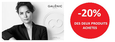 GALENIC -20% DES DEUX PRODUITS ACHETES GALENIC -20% DES DEUX PRODUITS ACHETES