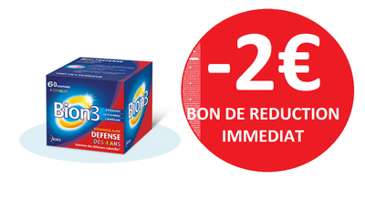 BION 3 JUNIOR 60 COMPRIMES -2€ BION 3 JUNIOR 60 COMPRIMES -2€