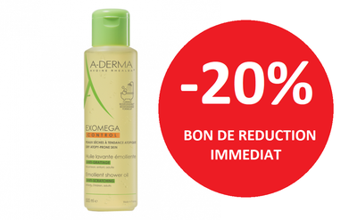 A-DERMA EXOMEGA HUILE LAVANTE 500 ML -20% A-DERMA EXOMEGA HUILE LAVANTE 500 ML -20%