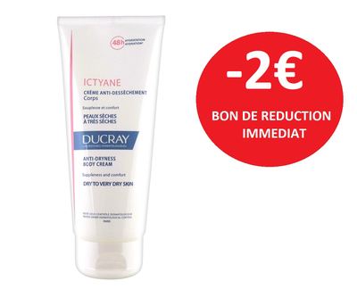 DUCRAY ICTYANE CREME CORPS 200ML -2€ DUCRAY ICTYANE CREME CORPS 200ML -2€