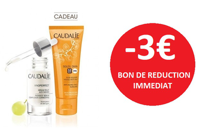 CAUDALIE COFFRET SERUM ECLAT ANTI-TÂCHES 30ML + SOIN SOLAIRE 50+ 40ML CAUDALIE COFFRET SERUM ECLAT ANTI-TÂCHES 30ML + SOIN SOLAIRE 50+ 40ML