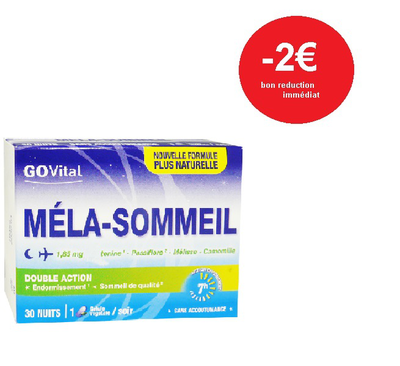 mela- sommeil go vital 30 gelules mela- sommeil go vital 30 gelules