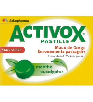 ACTIVOX MENTHE/EUCALYP PAST S/S 24 ACTIVOX MENTHE/EUCALYP PAST S/S 24