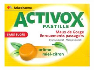 ACTIVOX MIEL CITRON PAST S/S 24 ACTIVOX MIEL CITRON PAST S/S 24
