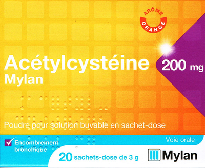 Pharmacie de la Tour à GENAS - Acetylcysteine 200Mg Mylan Pharmacie de la Tour à GENAS - Acetylcysteine 200Mg Mylan