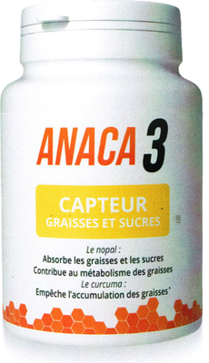 ANACA3 CAPTEUR GRAISSES SUCRES 90 GELULES