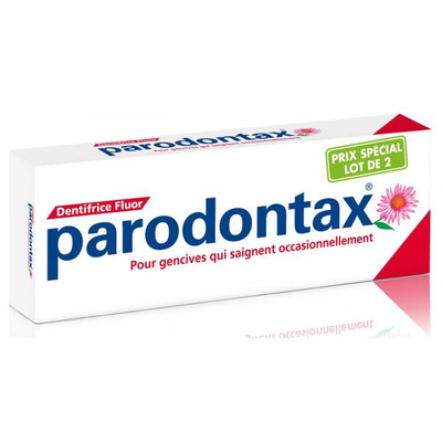 PARONDONTAX PATE ROUGE 75 ML LOT2