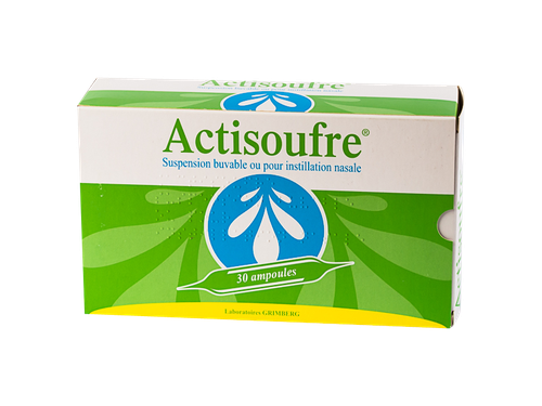 ACTISOUFRE AMP BUV NAS 10ML 30 ACTISOUFRE AMP BUV NAS 10ML 30