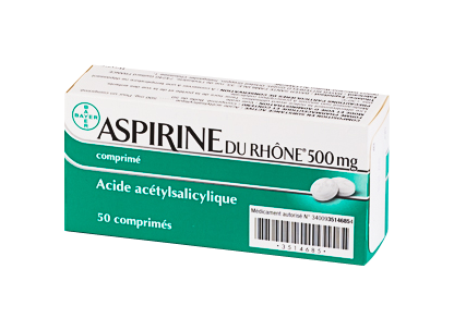 ASPIRINE 500MG RHONE CPR 50 ASPIRINE 500MG RHONE CPR 50