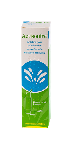 ACTISOUFRE PULV NASAL/BUC 100ML ACTISOUFRE PULV NASAL/BUC 100ML