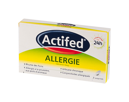 ACTIFED ALLERGIE 10MG CPR SEC 7 ACTIFED ALLERGIE 10MG CPR SEC 7