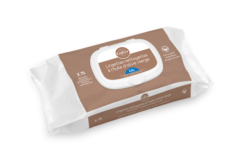 Gifrer Lingettes Nettoyantes à l'Huile d'Olive Vierge 70 Lingettes Gifrer Lingettes Nettoyantes à l'Huile d'Olive Vierge 70 Lingettes